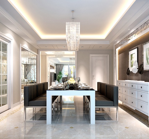 餐厅挂画的风水禁忌(图1) 餐厅挂画的风水禁忌(图1)