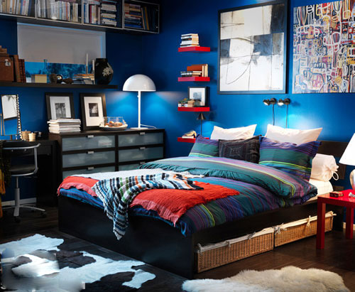 颜色也有五行之分 室内黑色多会破坏家居风水(图1)