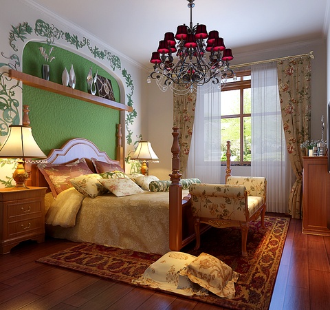 揭密导致同床异梦卧室风水-床头放花易犯桃花(图1) 揭密导致同床异梦卧室风水-床头放花易犯桃花(图1)