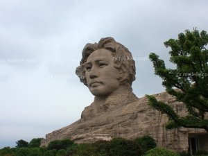 毛泽东祖坟风水图